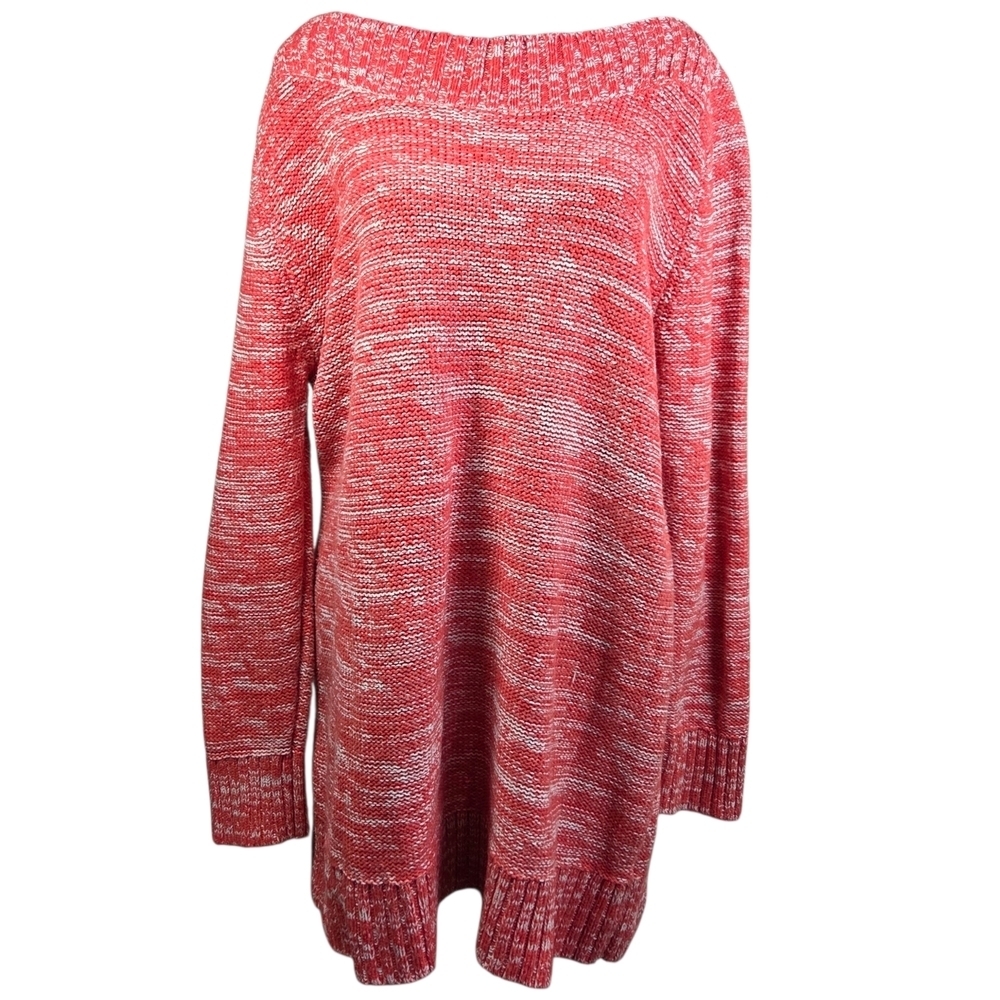 GAP Off-the-Shoulder Long Sleeve Red Sweater Size XXL
